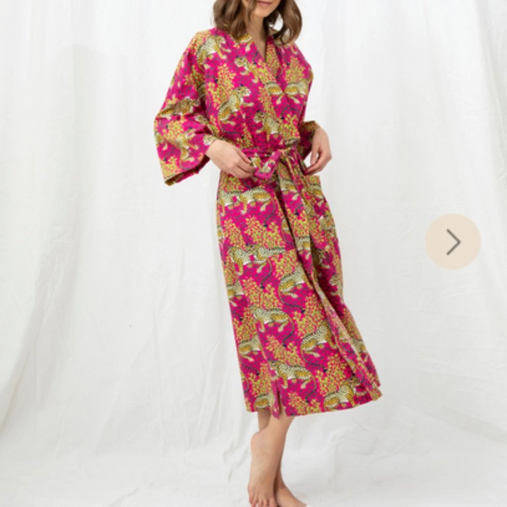 Printfresh Bagheera Robe Red S/M